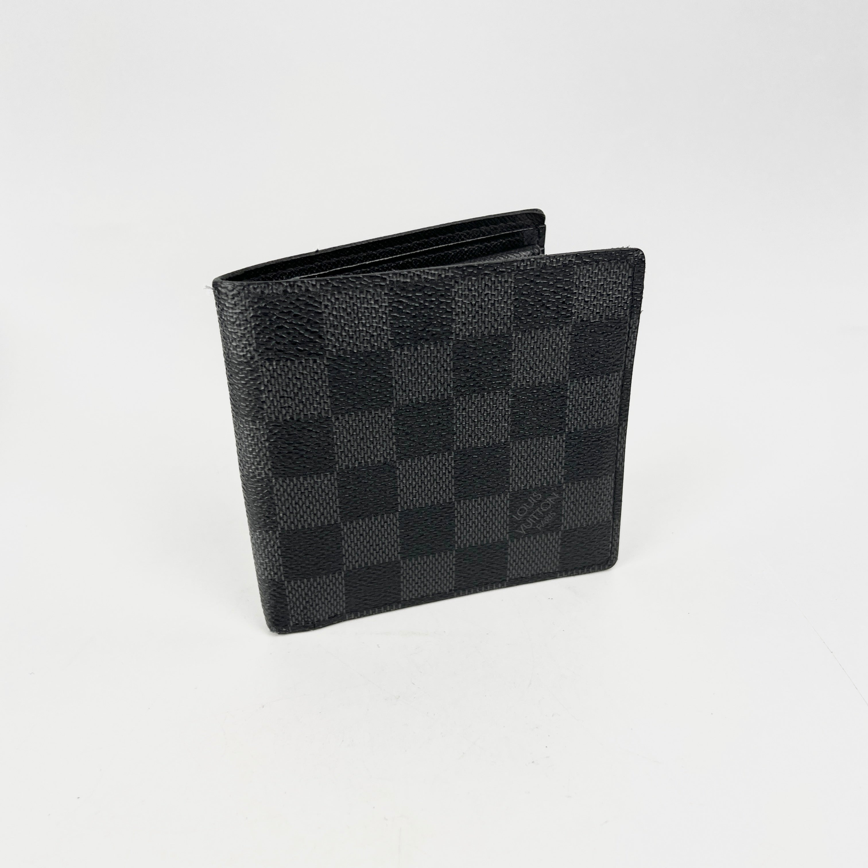 Louis Vuitton Men Damier Eclipse Fold Wallet
