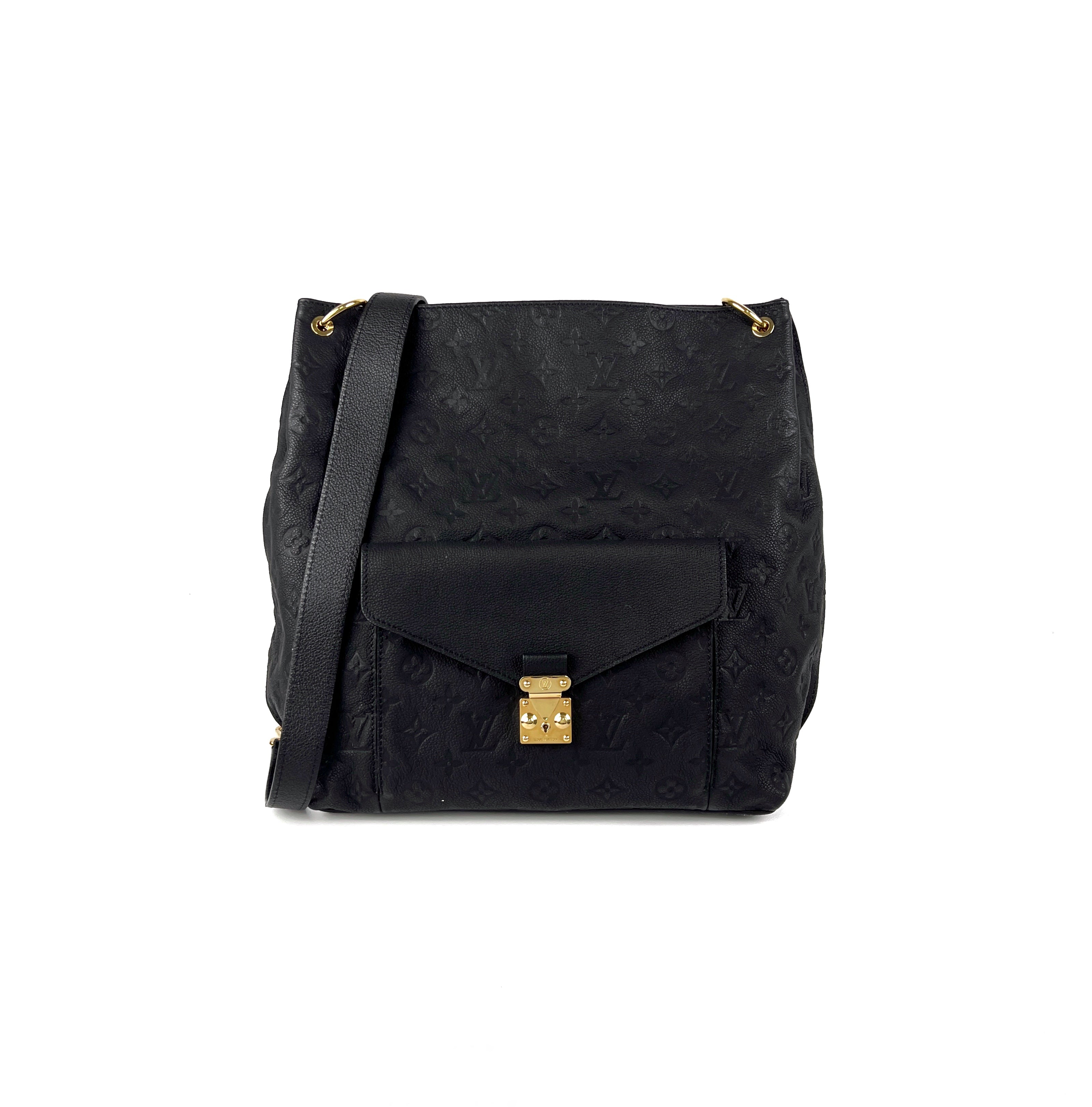 Louis Vuitton Metis Hobo Black Empreinte Leather