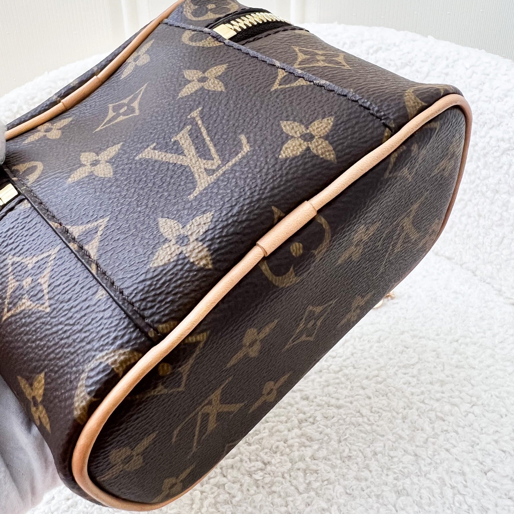 LV Nano Nice in Monogram Canvas and GHW