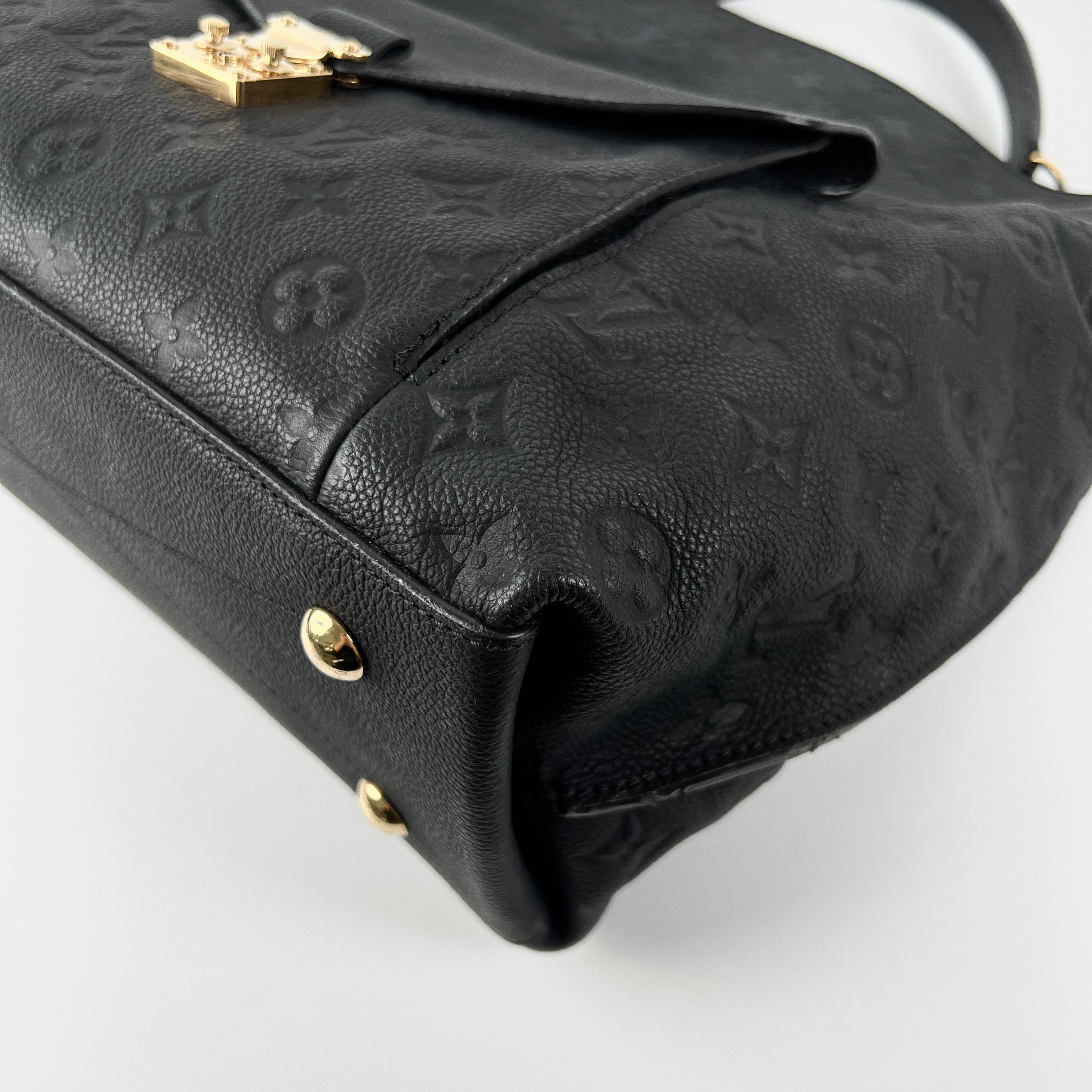 Louis Vuitton Metis Hobo Black Empreinte Leather