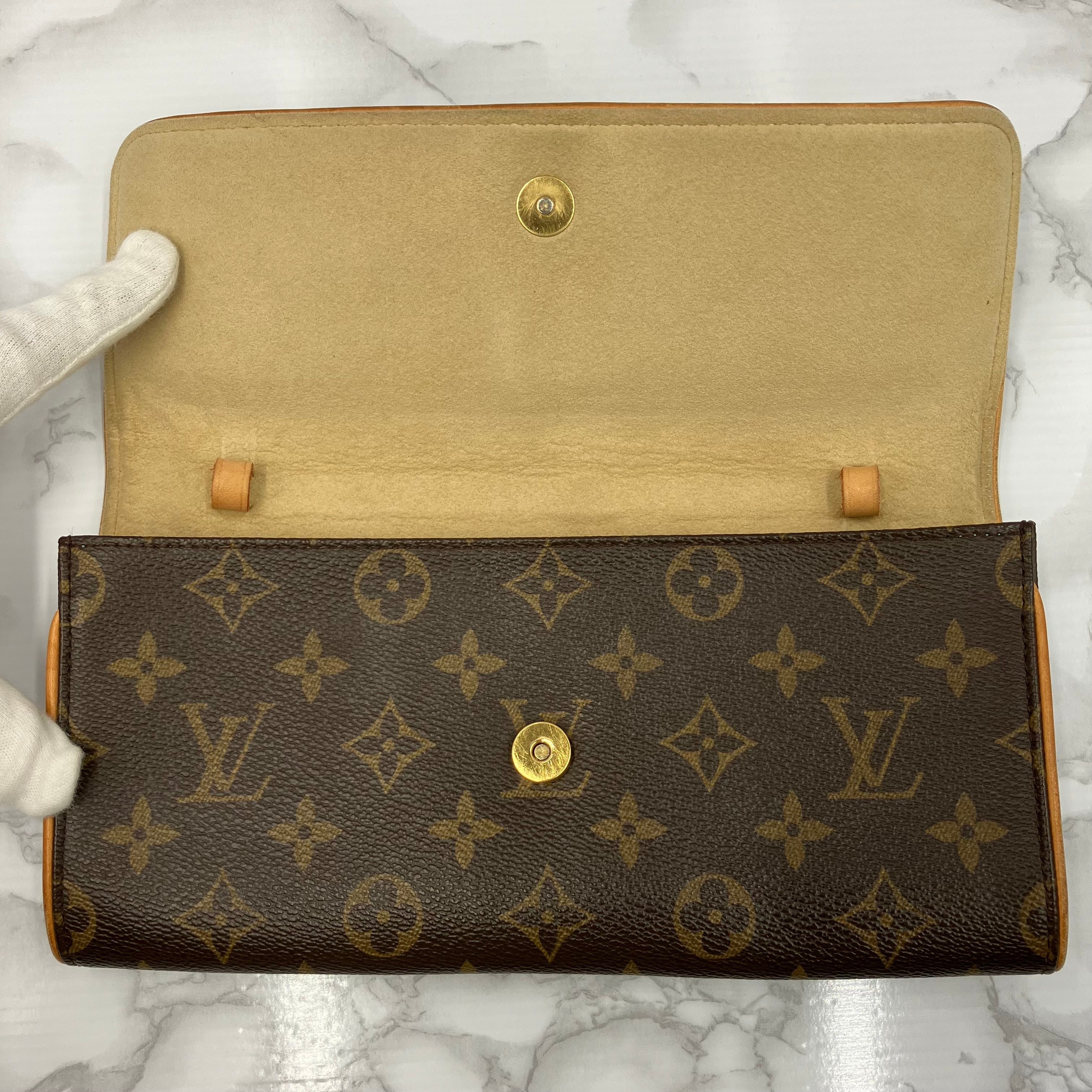 LOUIS VUITTON Monogram Pochette Twin GM