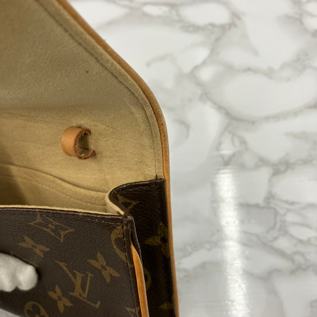 LOUIS VUITTON Monogram Pochette Twin GM