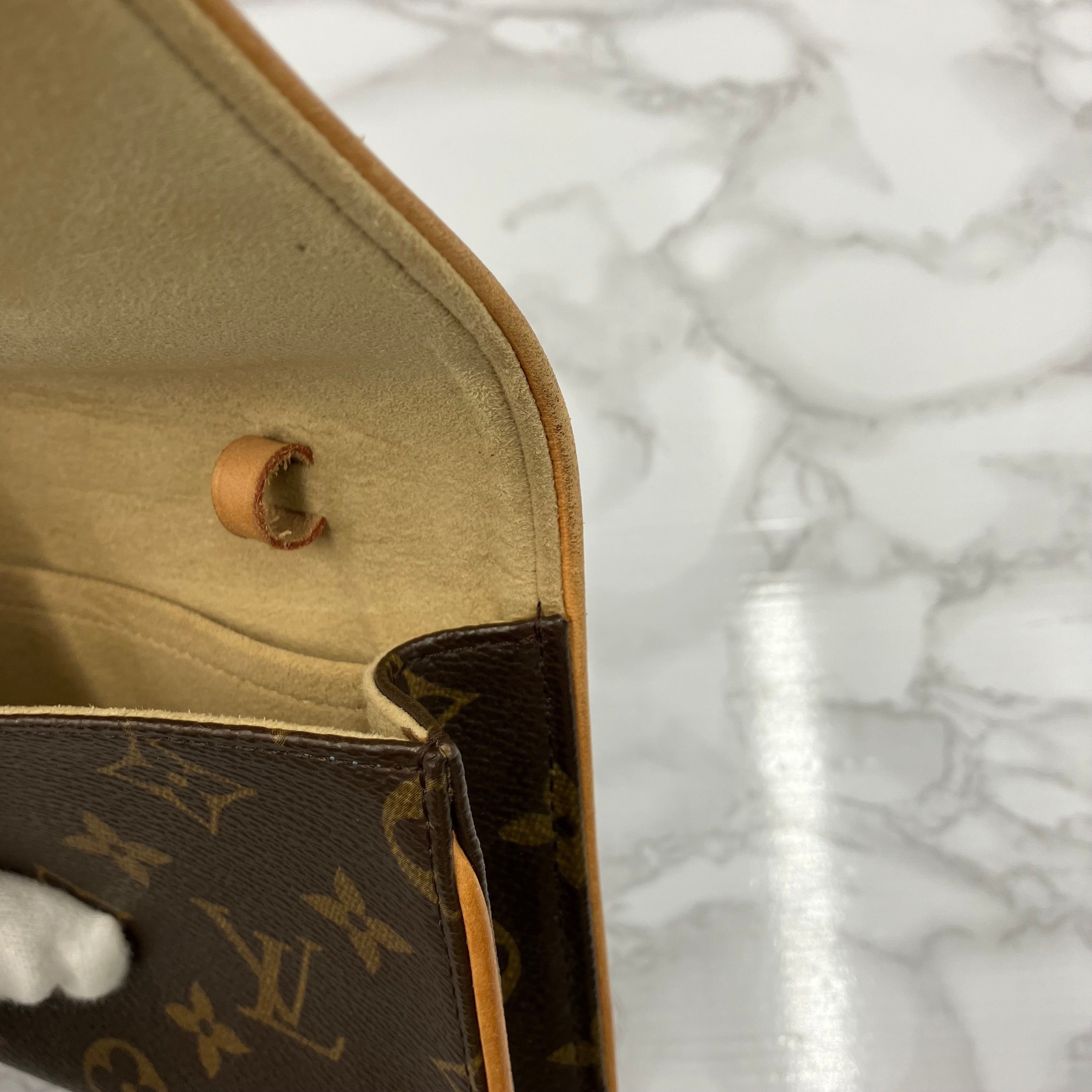 LOUIS VUITTON Monogram Pochette Twin GM