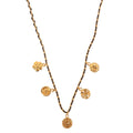 CHANEL 1996 Made Mini Cc Mark Multi Charm Necklace Black
