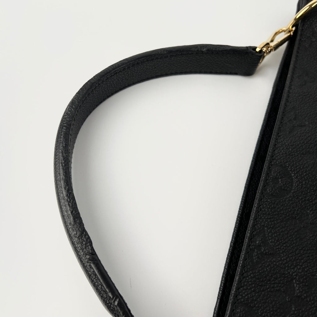 Louis Vuitton Metis Hobo Black Empreinte Leather
