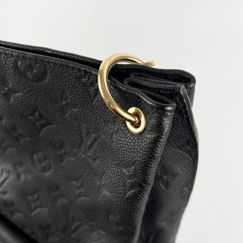 Louis Vuitton Metis Hobo Black Empreinte Leather
