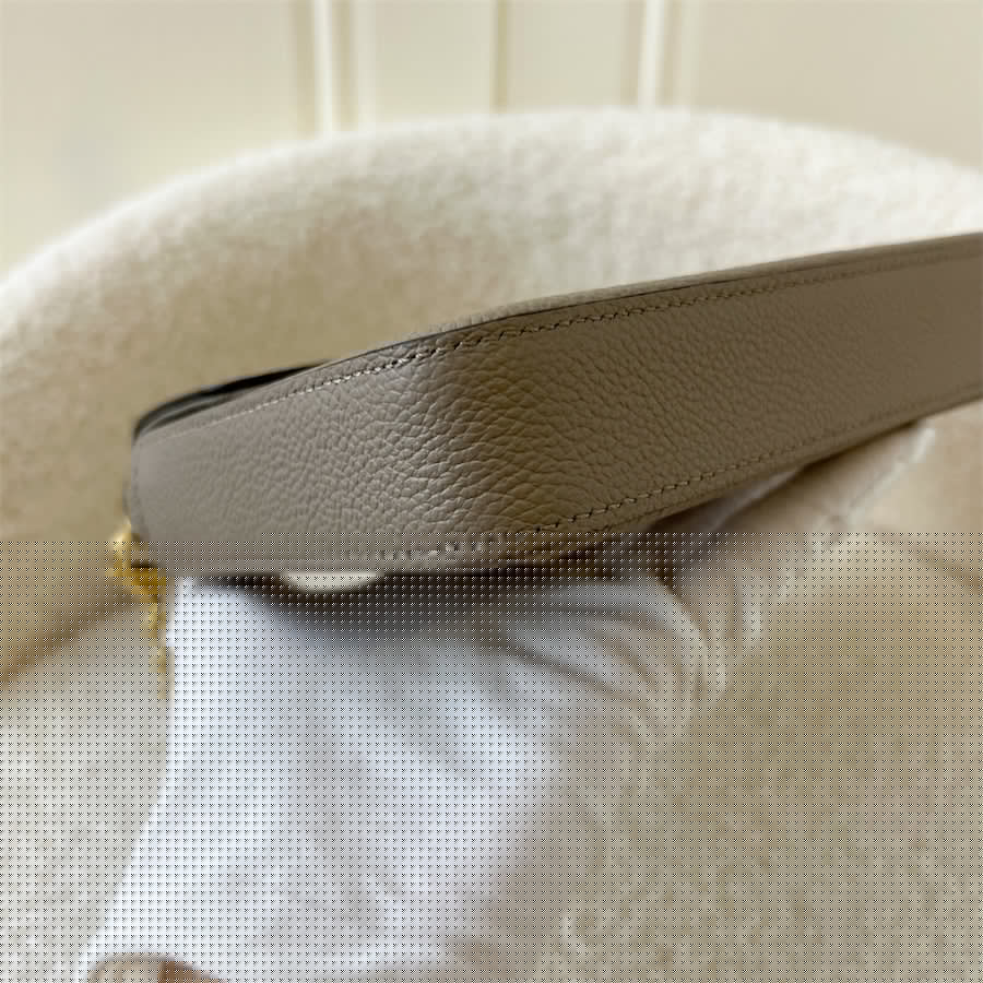 LV Félicie Pochette in Tourterelle (Grey) and Creme Monogram Empreinte Leather and GHW