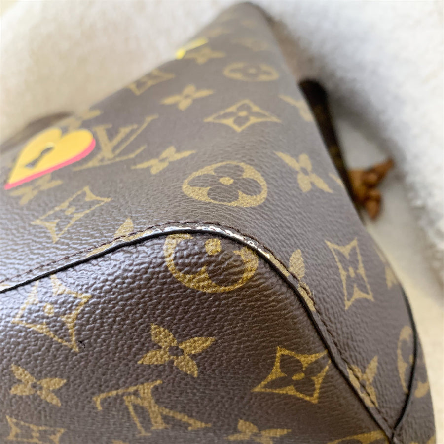LV Neonoe MM in Limited Edition Love Lock Monogram Canvas and GHW