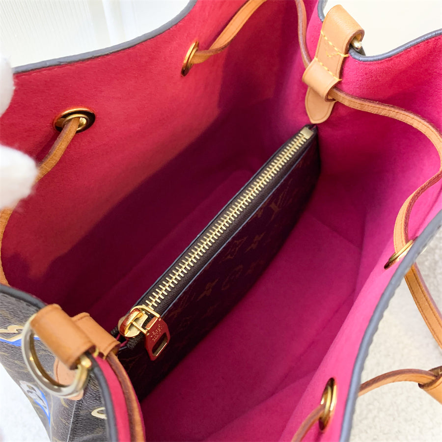 LV Neonoe MM in Limited Edition Love Lock Monogram Canvas and GHW