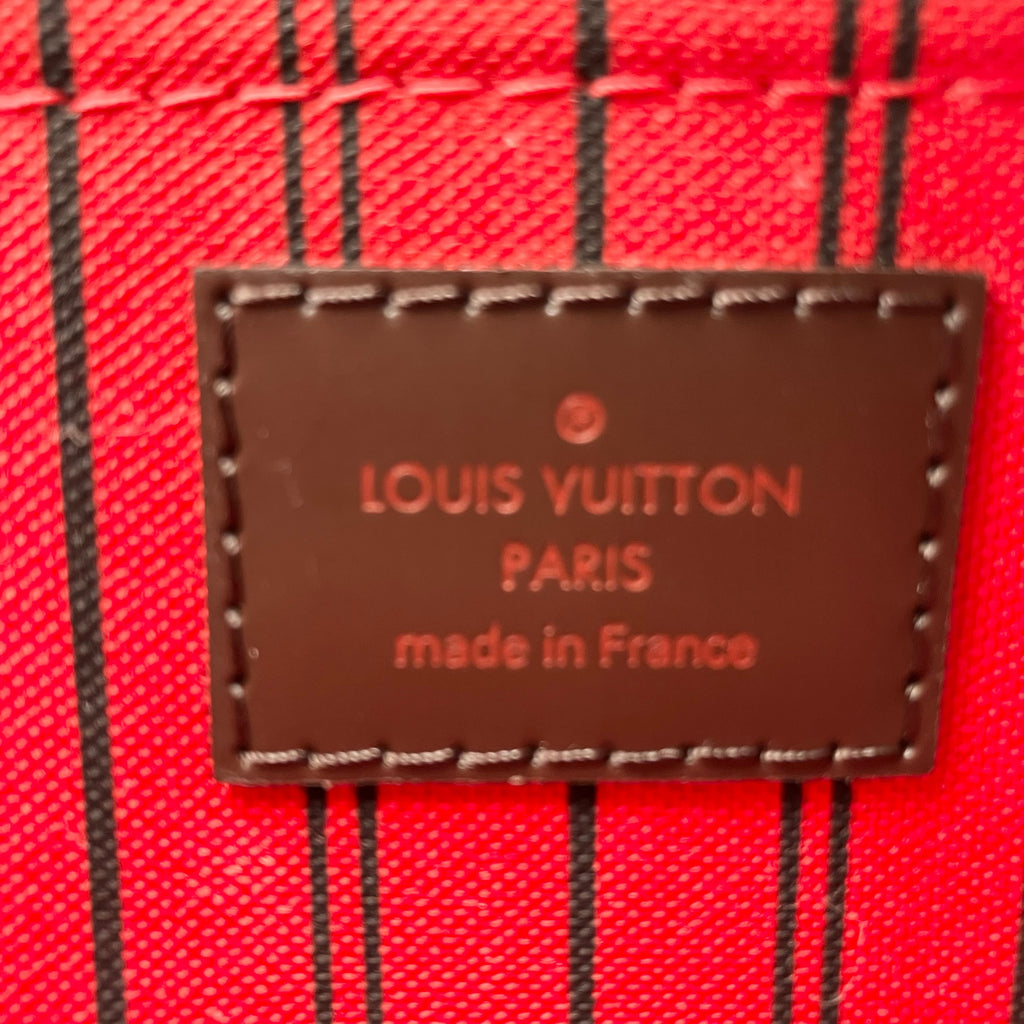 LOUIS VUITTON Damier Neverfull MM Pouch