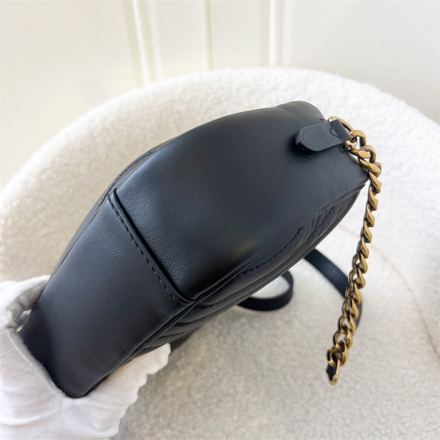 LV Wave Small Camera Bag in Black Calfskin GHW