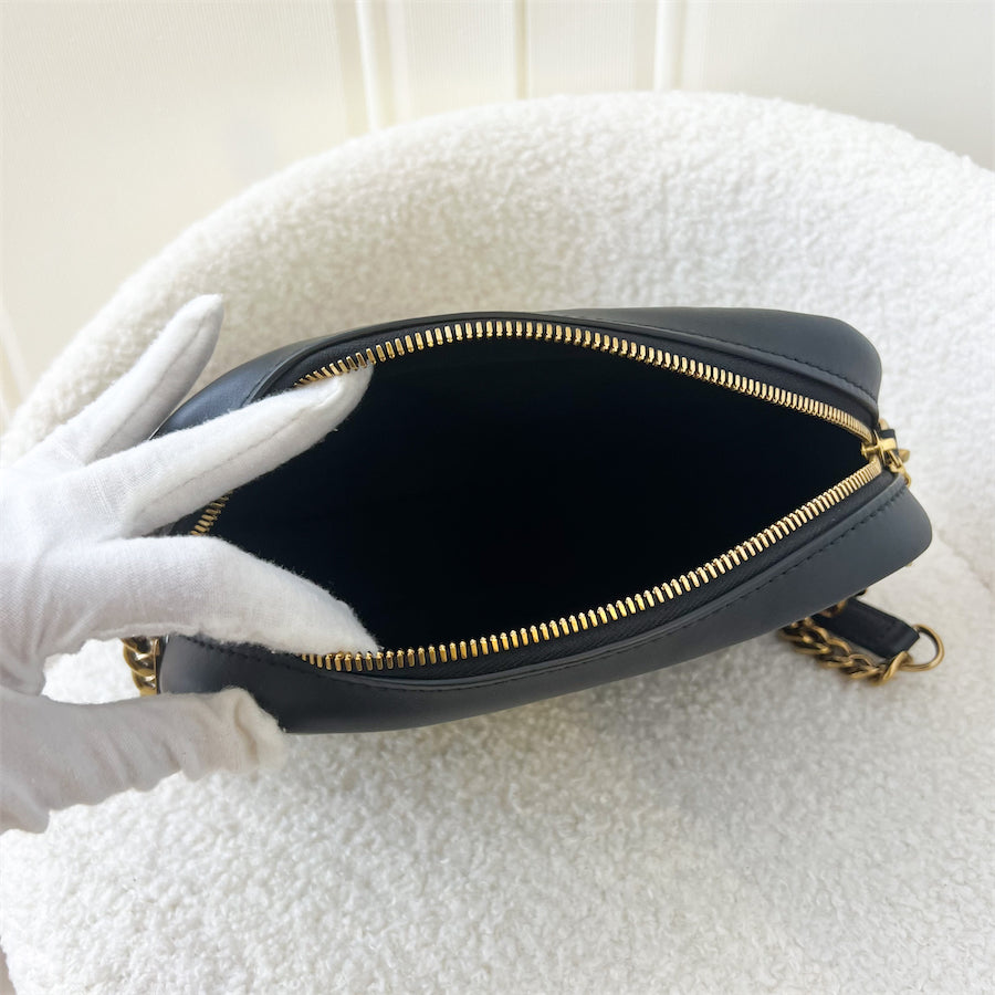 LV Wave Small Camera Bag in Black Calfskin GHW