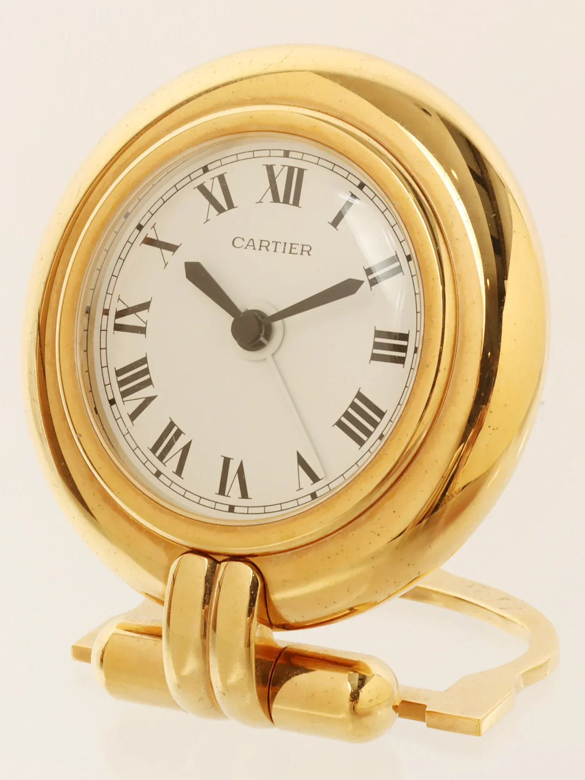 CARTIER Colisee Travel Clock Gold