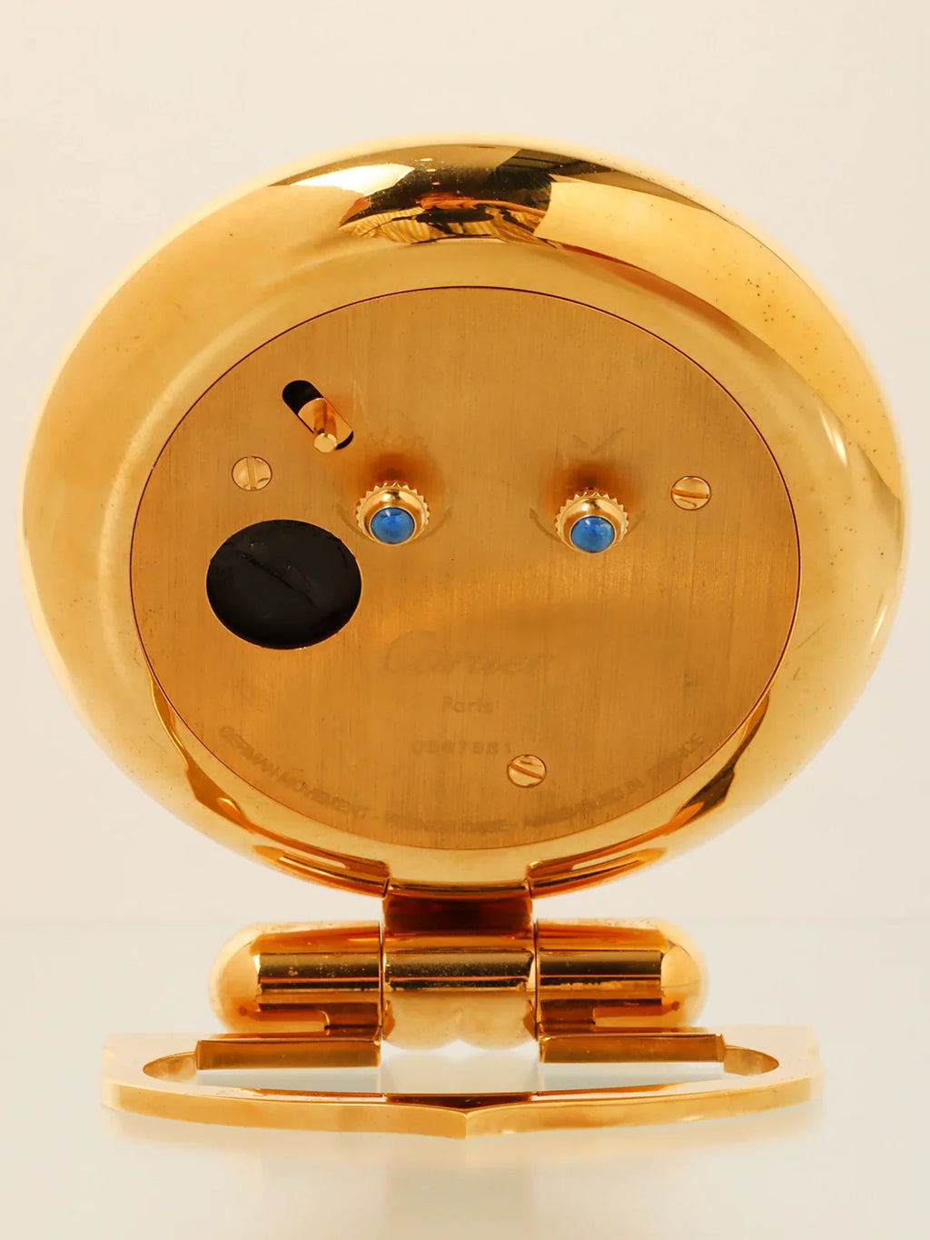 CARTIER Colisee Travel Clock Gold