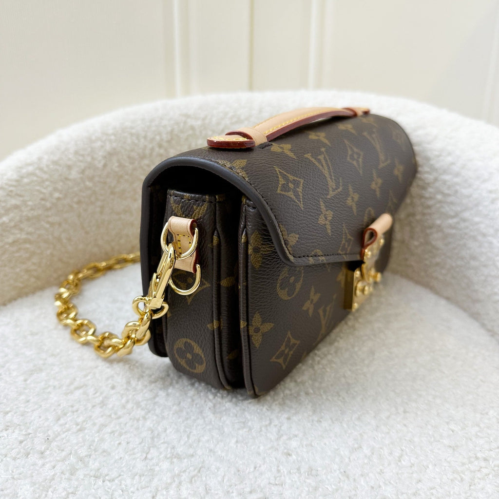 LV Pochette Metis East West in Monogram Canvas GHW