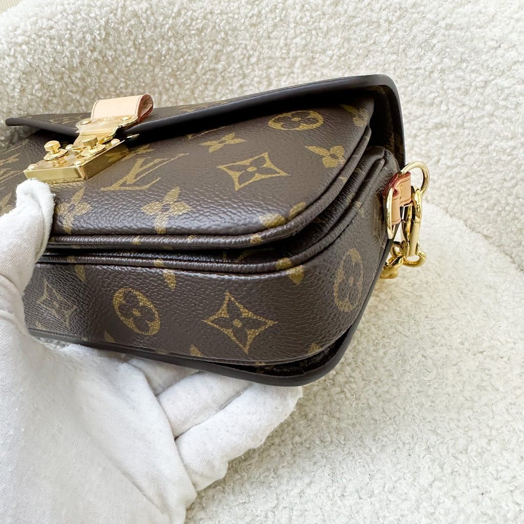LV Pochette Metis East West in Monogram Canvas GHW