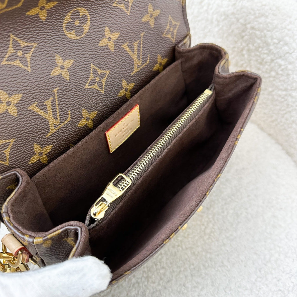 LV Pochette Metis East West in Monogram Canvas GHW