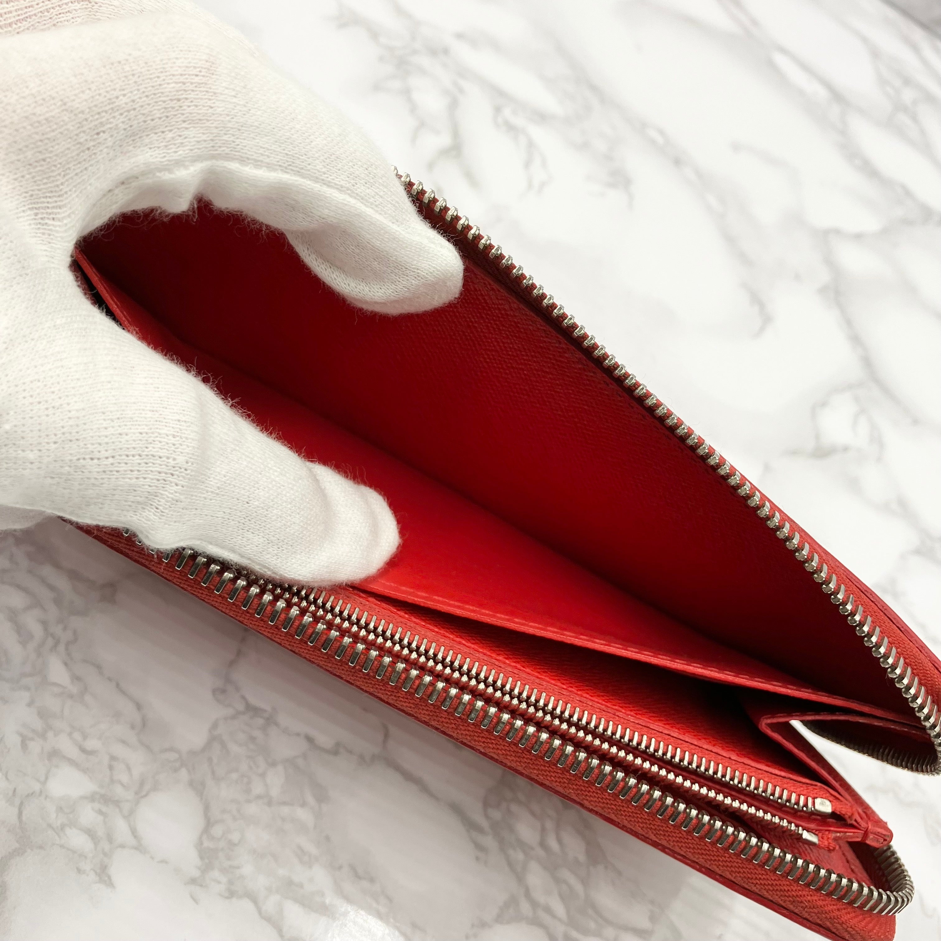 LOUIS VUITTON Epi Clemence long wallet