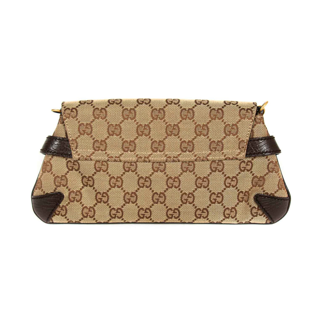 Gucci GG Canvas Horsebit Clutch