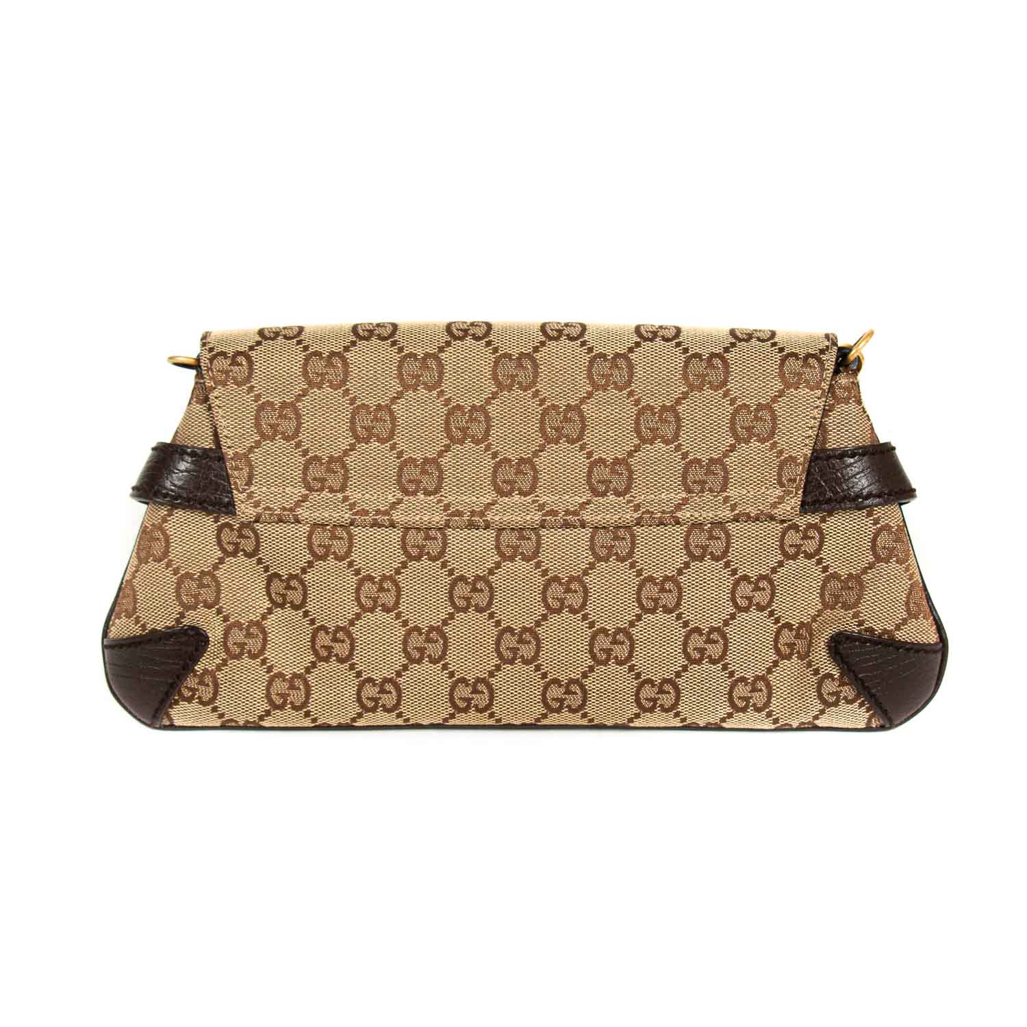 Gucci GG Canvas Horsebit Clutch