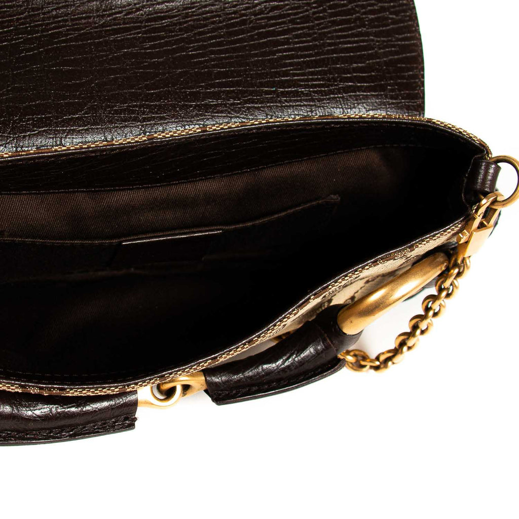 Gucci GG Canvas Horsebit Clutch
