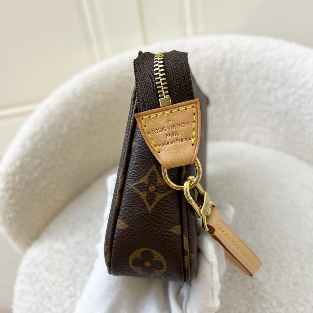 LV Pochette Accessoires in Monogram Canvas and GHW
