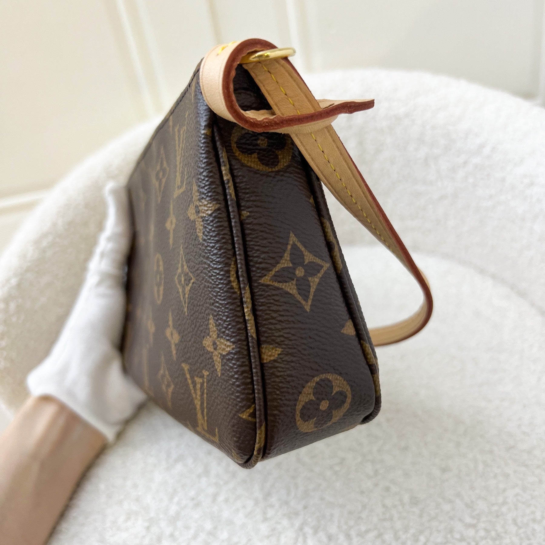 LV Pochette Accessoires in Monogram Canvas and GHW