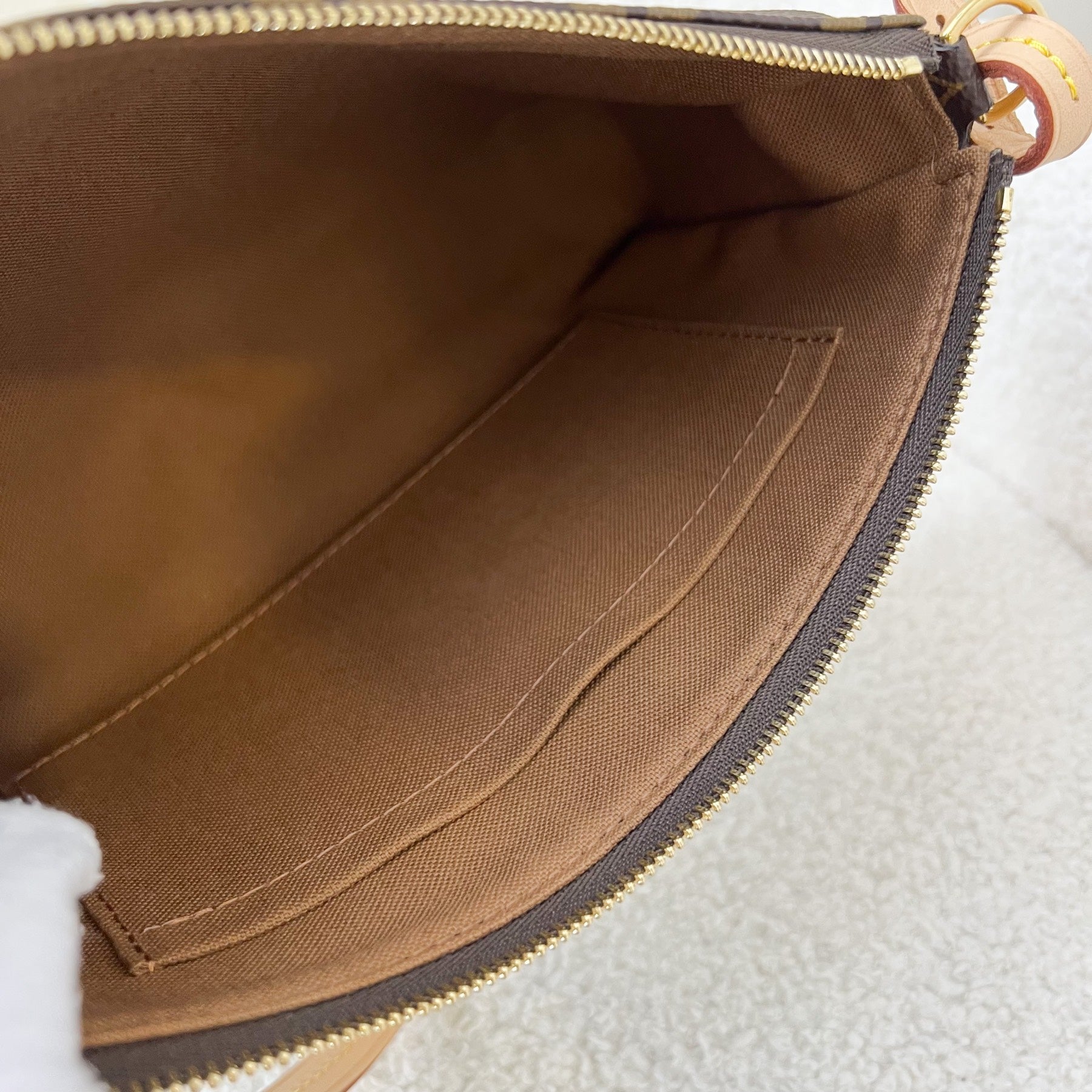 LV Pochette Accessoires in Monogram Canvas and GHW