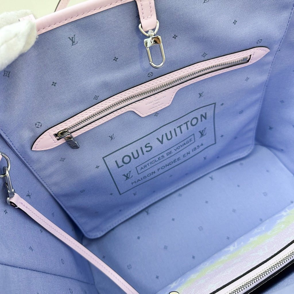 LV Neverfull MM in Escale Pastel in GHW