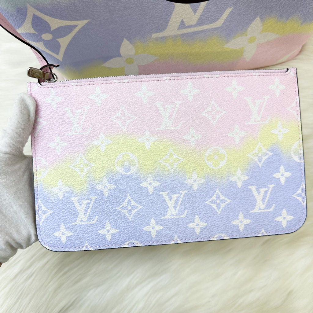 LV Neverfull MM in Escale Pastel in GHW