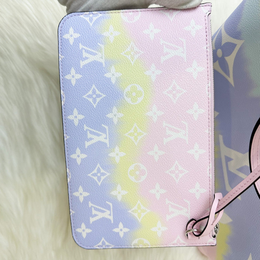 LV Neverfull MM in Escale Pastel in GHW