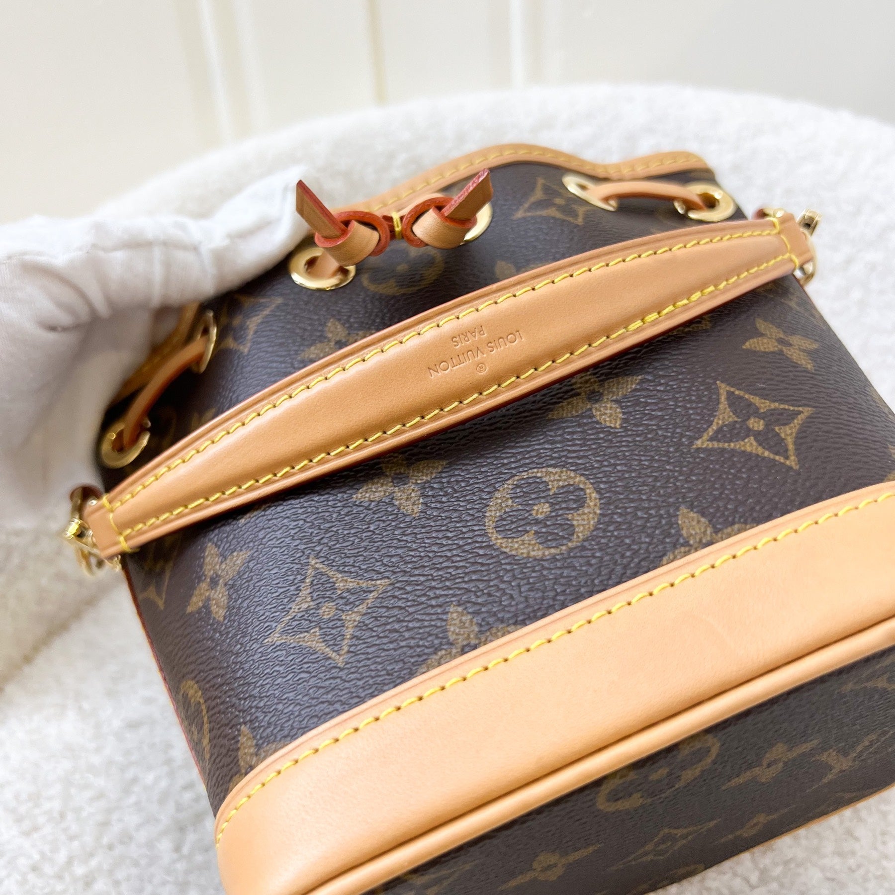 LV Nano Noe in Monogram Canvas GHW