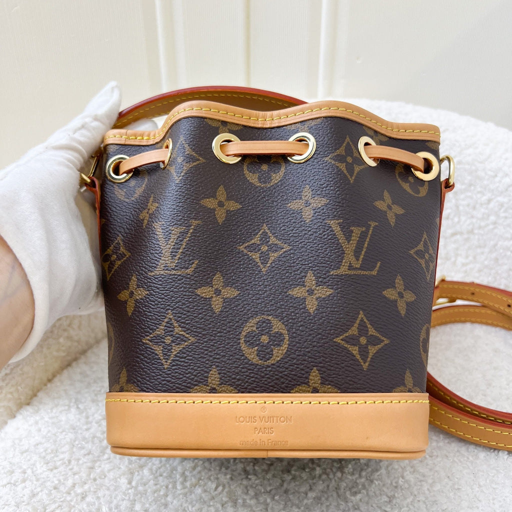 LV Nano Noe in Monogram Canvas GHW