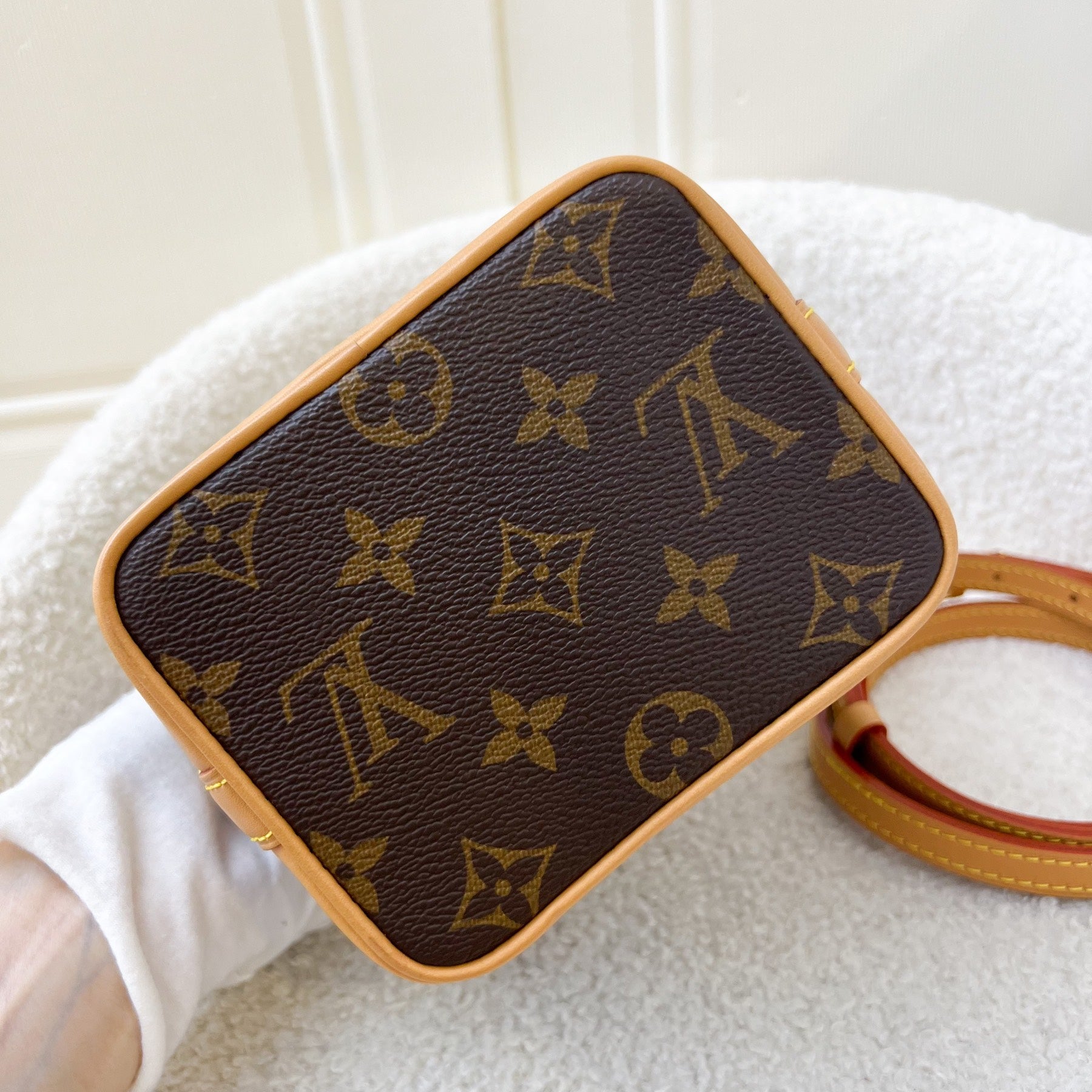 LV Nano Noe in Monogram Canvas GHW