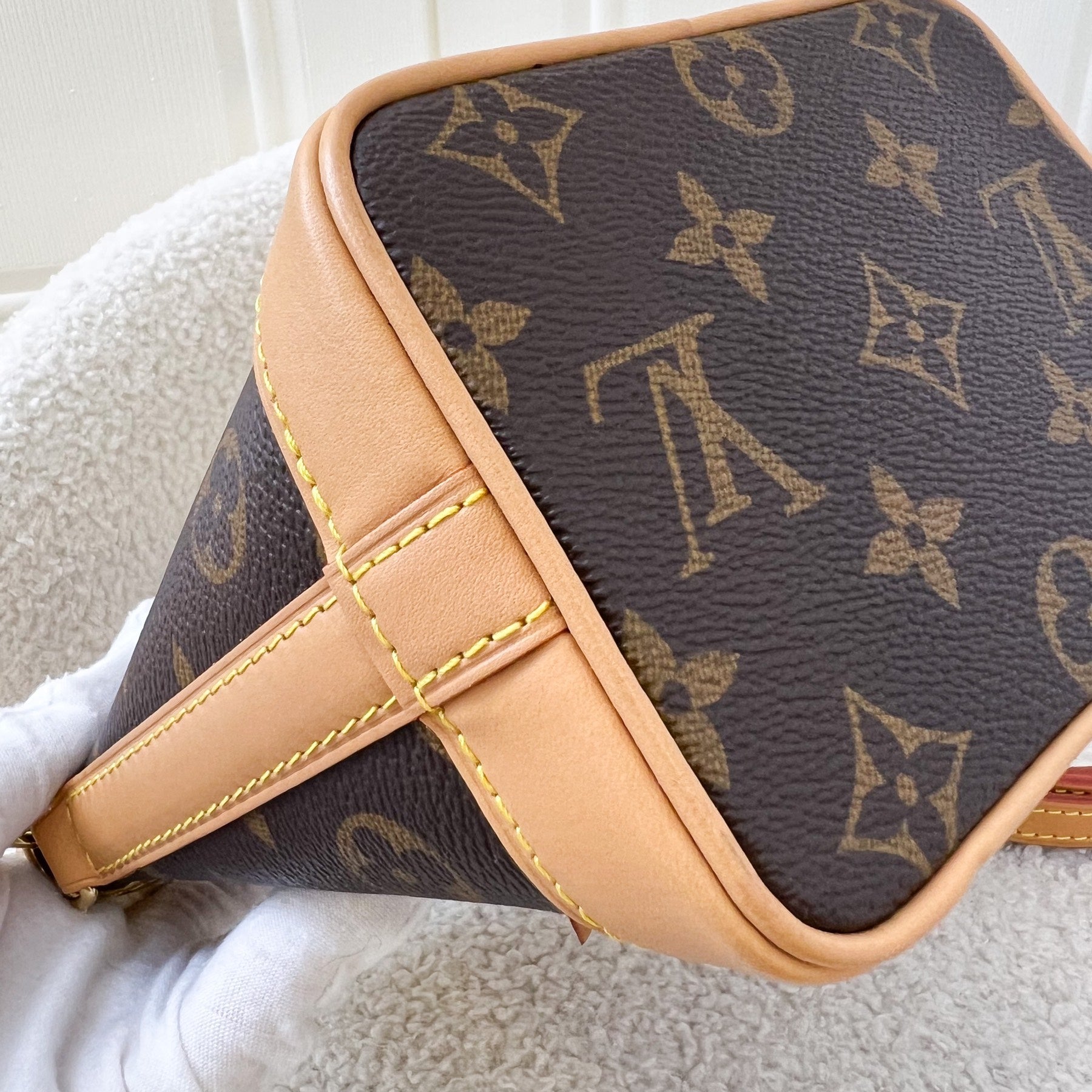 LV Nano Noe in Monogram Canvas GHW