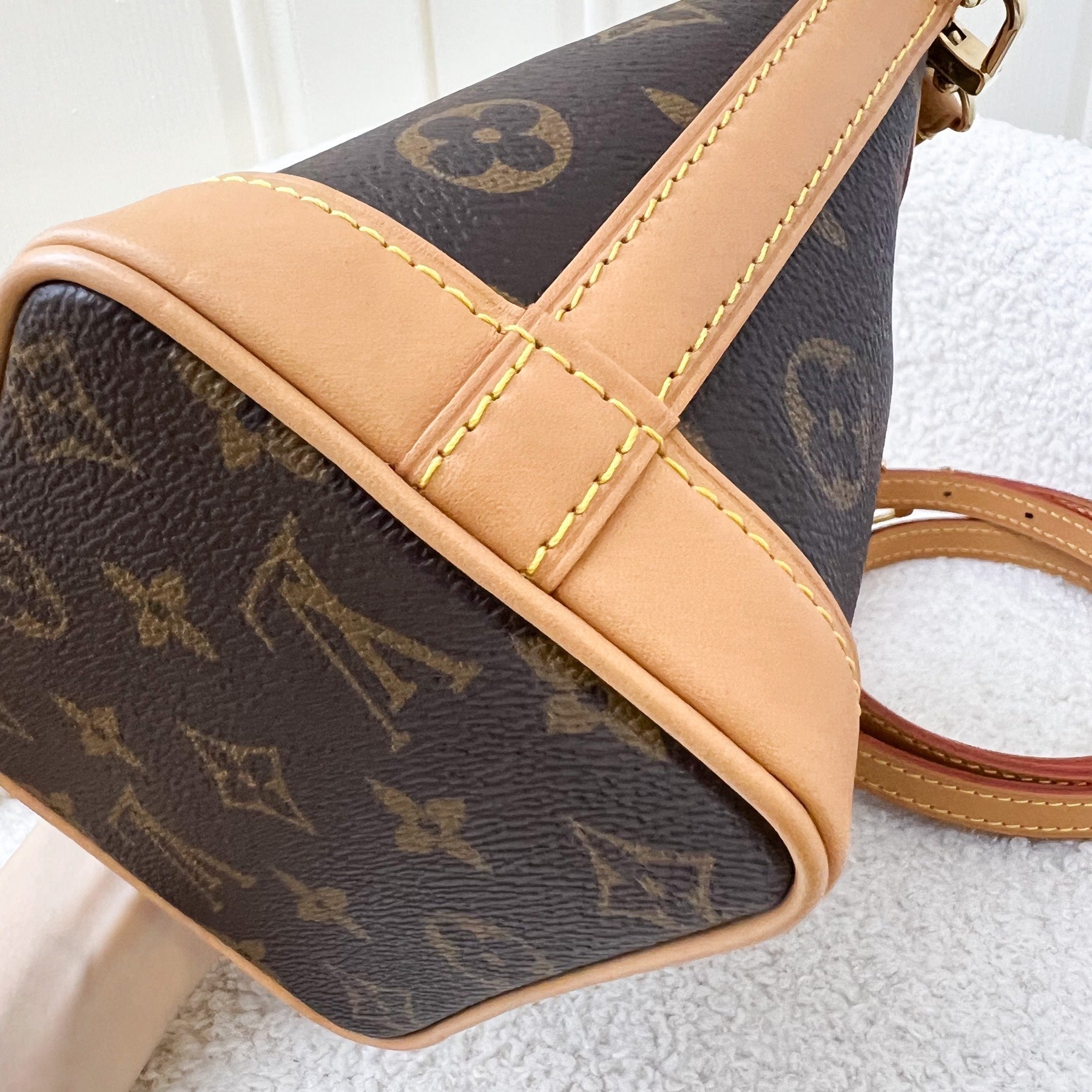 LV Nano Noe in Monogram Canvas GHW