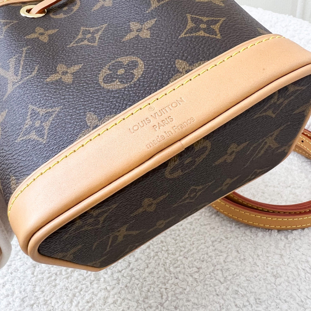 LV Nano Noe in Monogram Canvas GHW