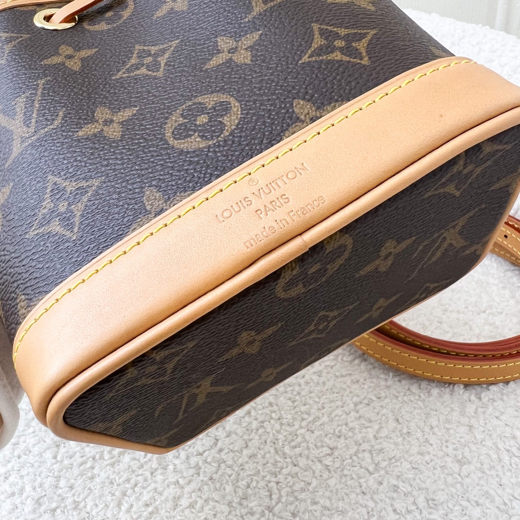 LV Nano Noe in Monogram Canvas GHW
