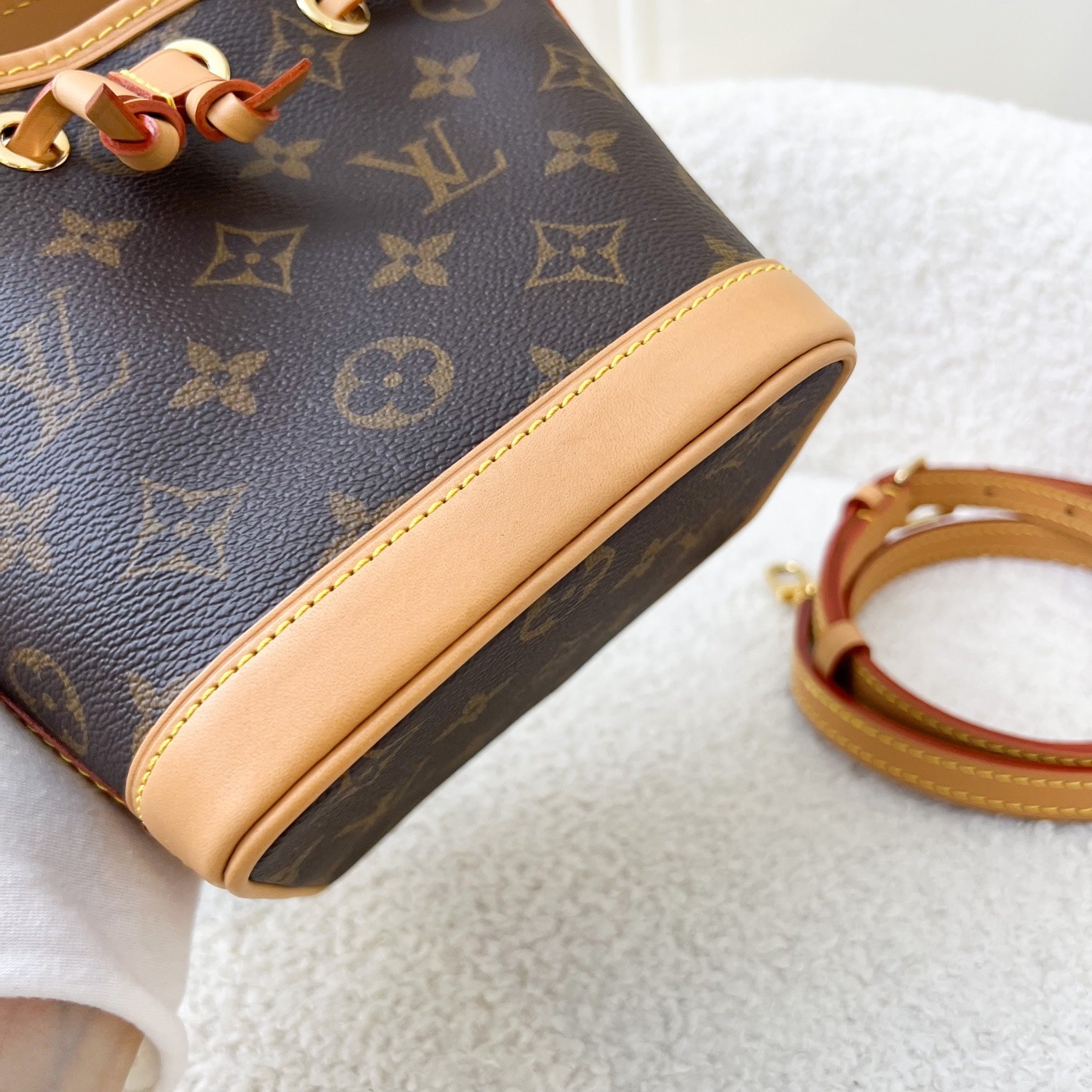 LV Nano Noe in Monogram Canvas GHW
