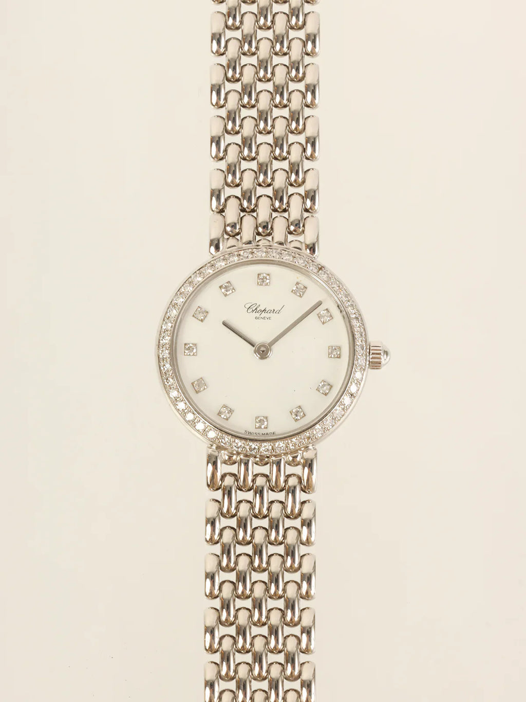 CHOPARD Classic Bezel Diamond Silver
