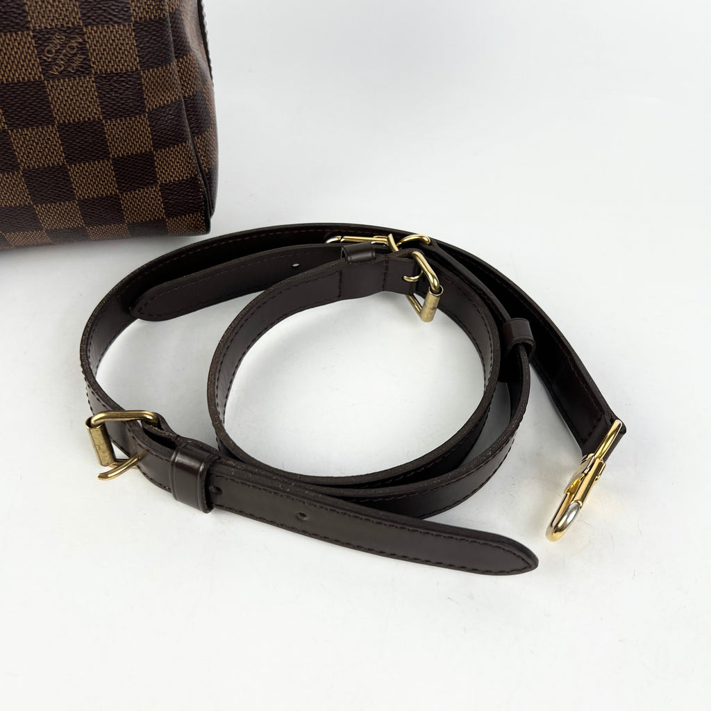 Louis Vuitton Speedy 25 Bandoulliere Damier Eben