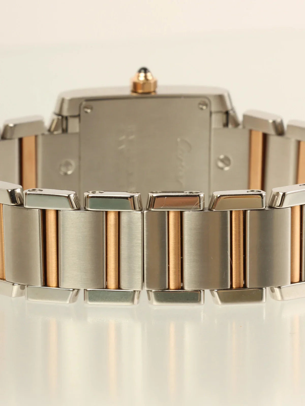 CARTIER Tank Francaise Sm Silver/Shell Pink