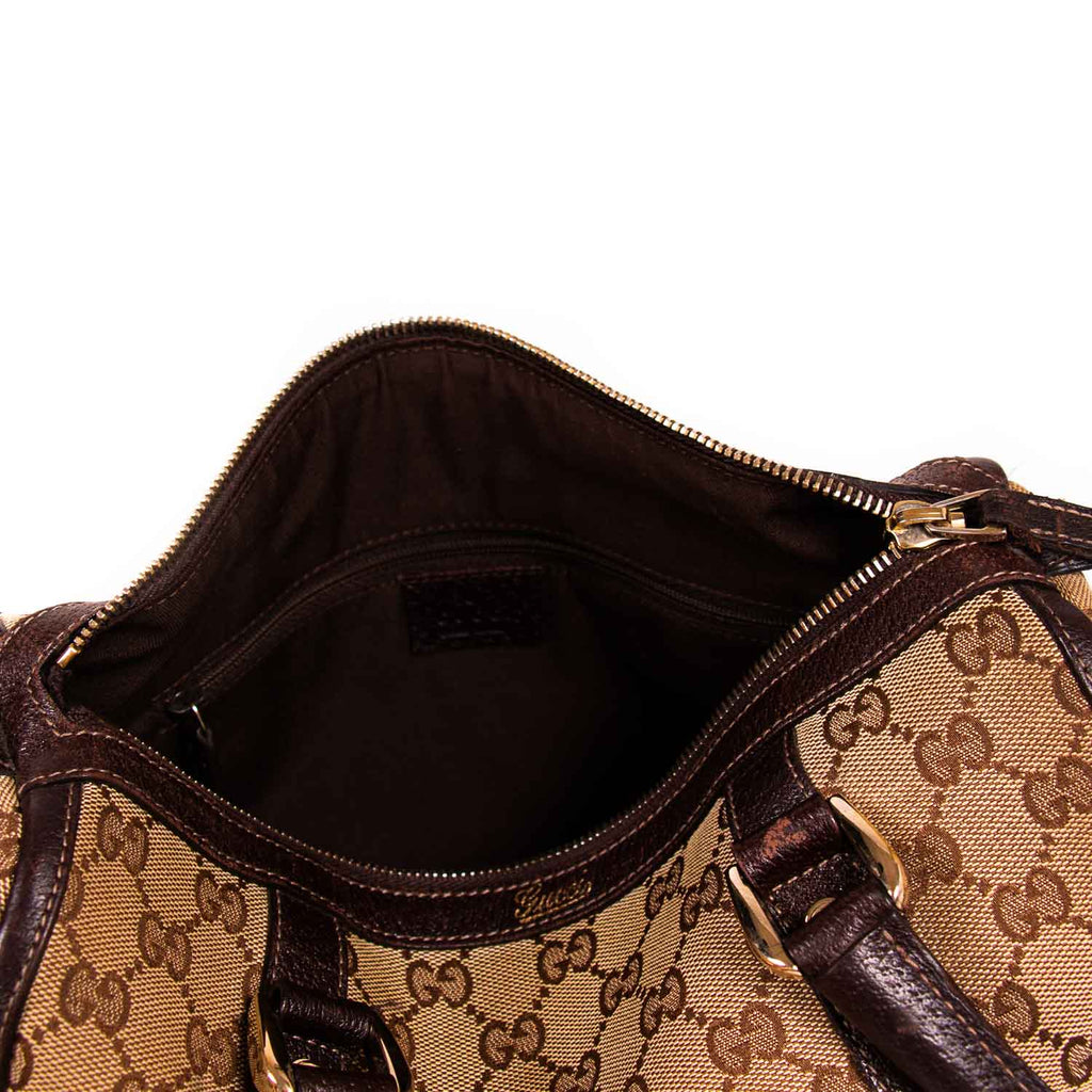 Gucci GG Canvas Boston Bag