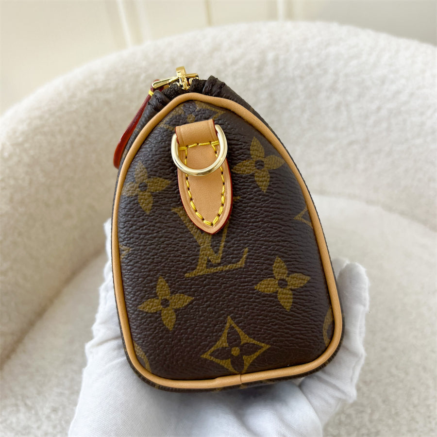 LV Nano Speedy in Monogram Canvas GHW