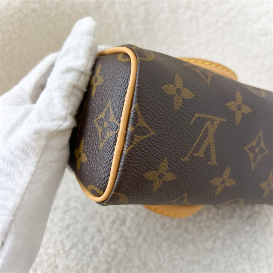 LV Nano Speedy in Monogram Canvas GHW