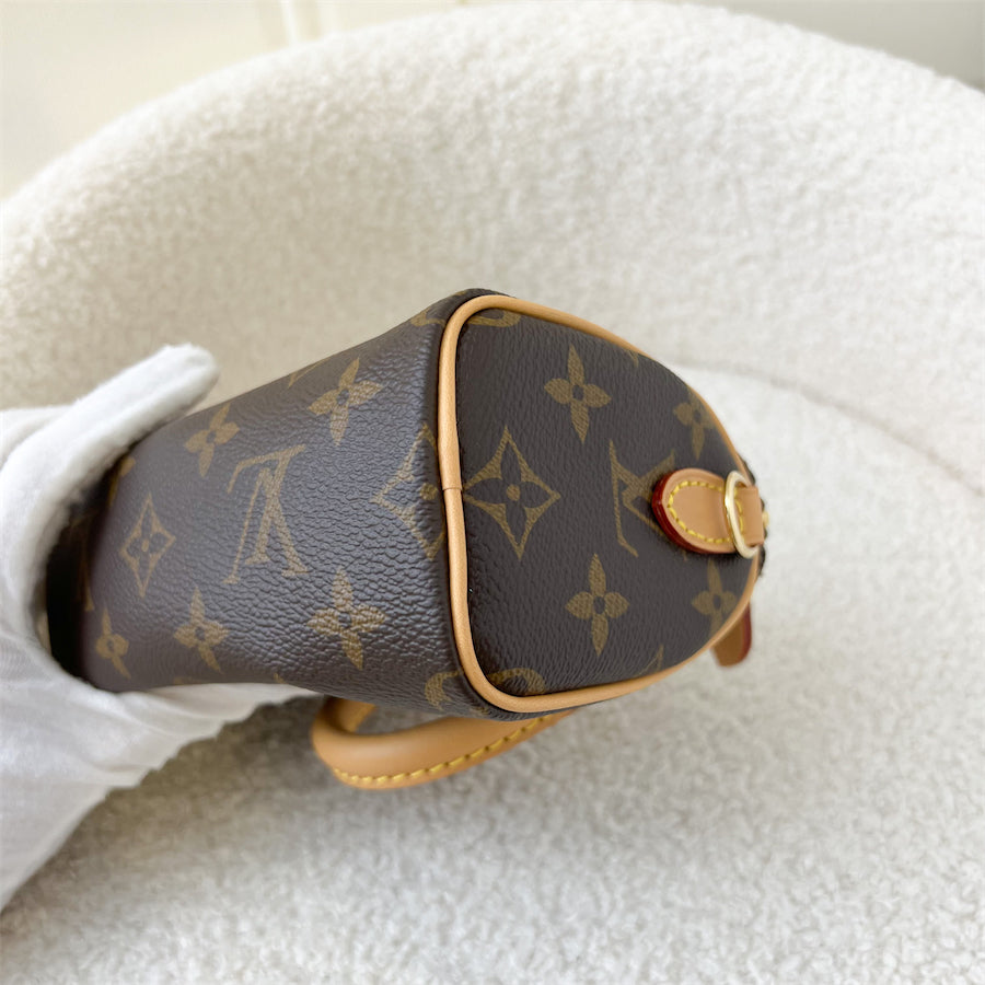 LV Nano Speedy in Monogram Canvas GHW