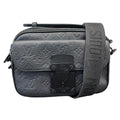 Men's S Lock Messenger Bag Black