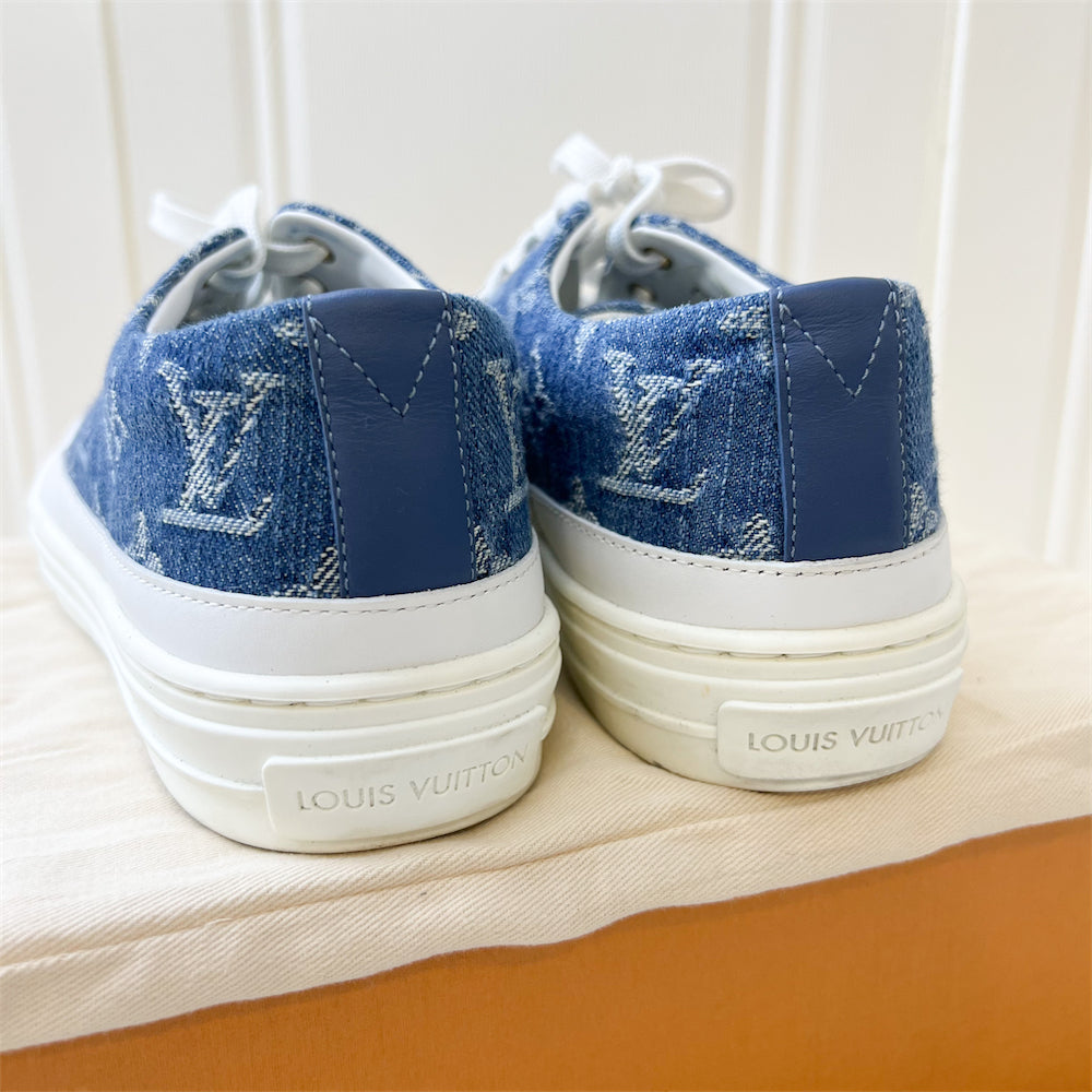 LV Denim Stellar Sneaker Sz 35.5