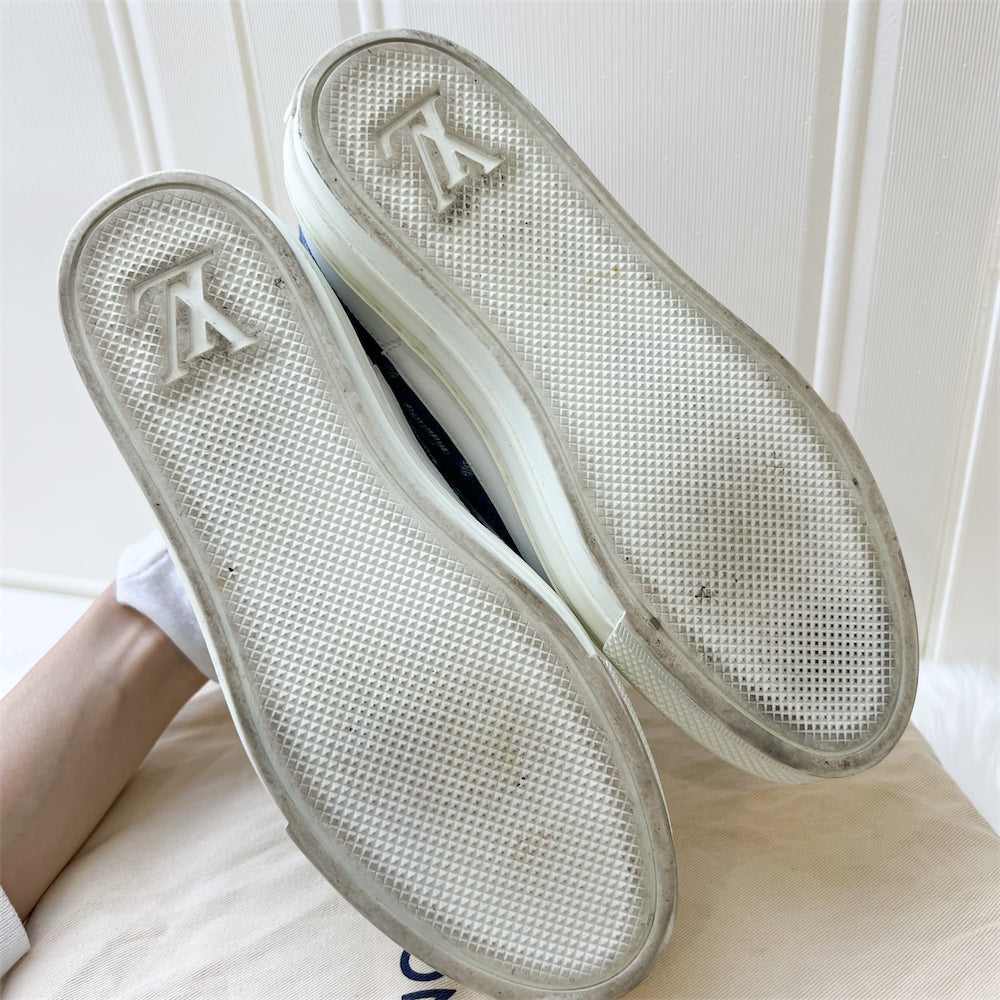 LV Denim Stellar Sneaker Sz 35.5