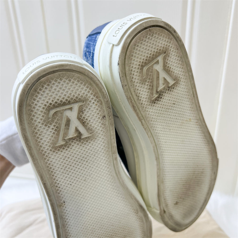 LV Denim Stellar Sneaker Sz 35.5